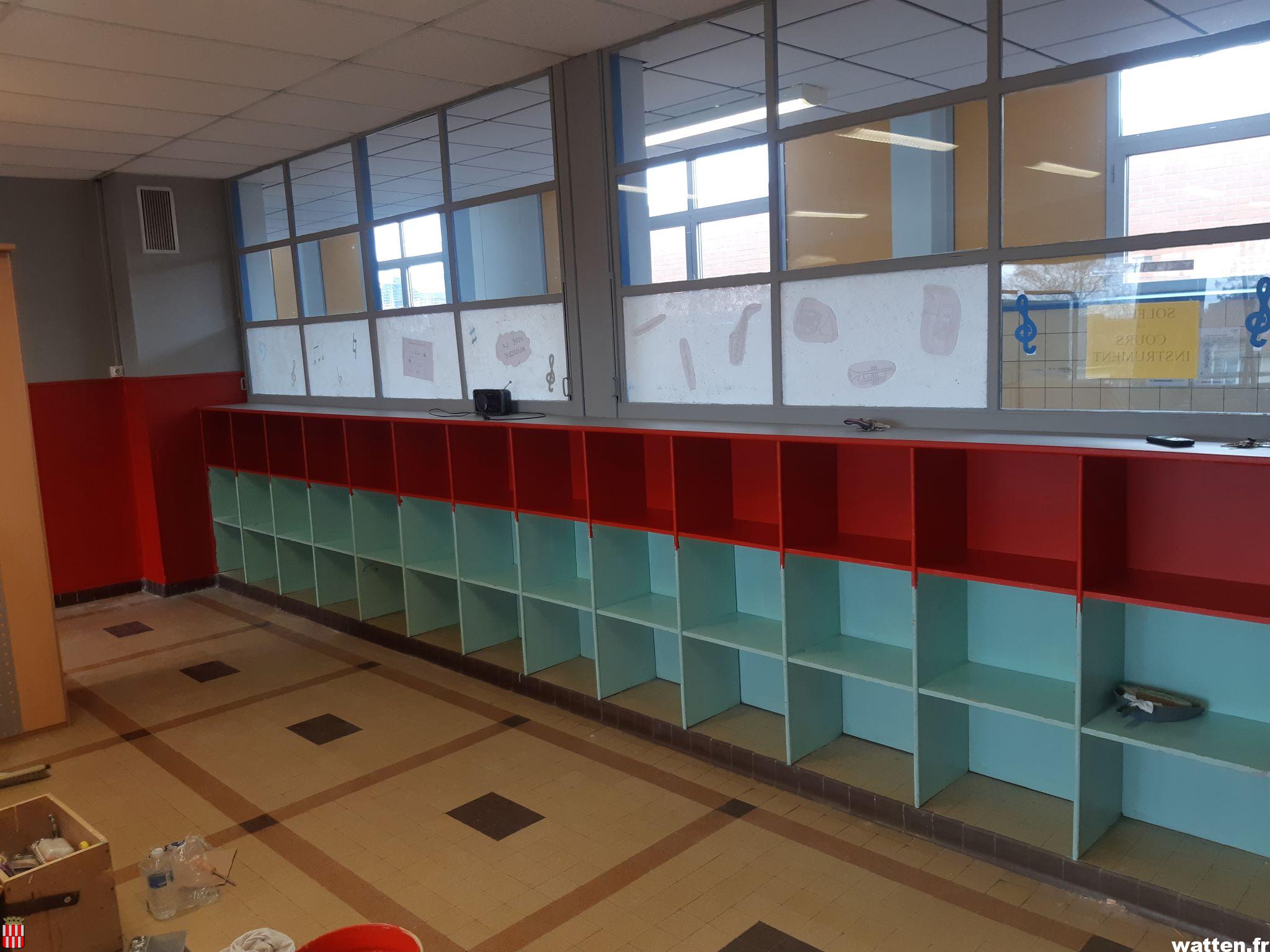 Travaux de peinture à l’école de musique