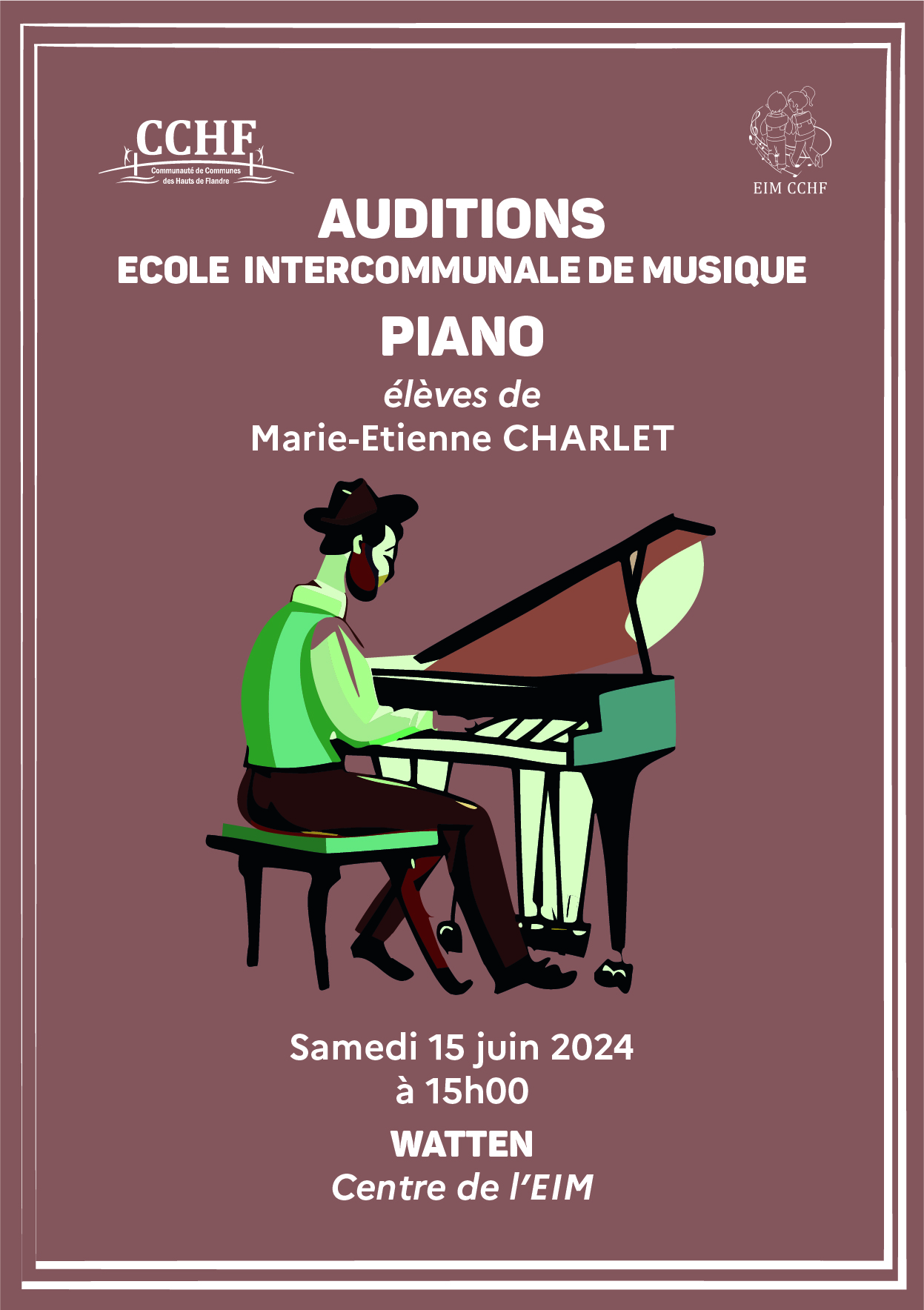 Audition de la classe de piano