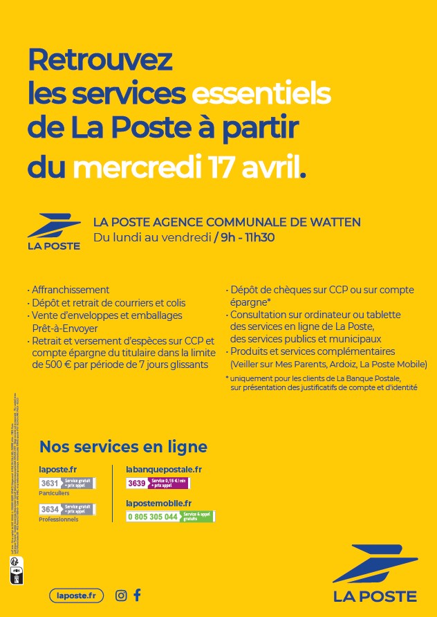 La poste bientôt à la mairie