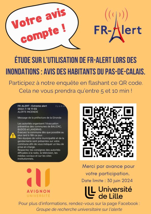 Enquête sur l’alerte aux populations suite aux inondations de l’Aa dans le Pas-de-Calais