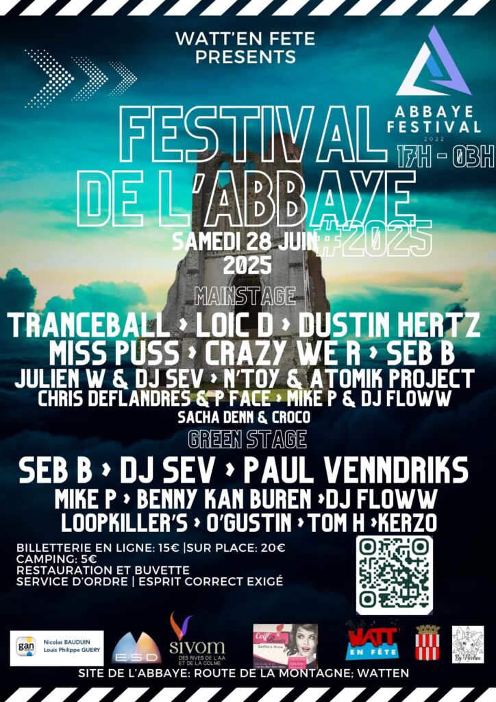 Festival de musique électronique à l’abbaye de Watten