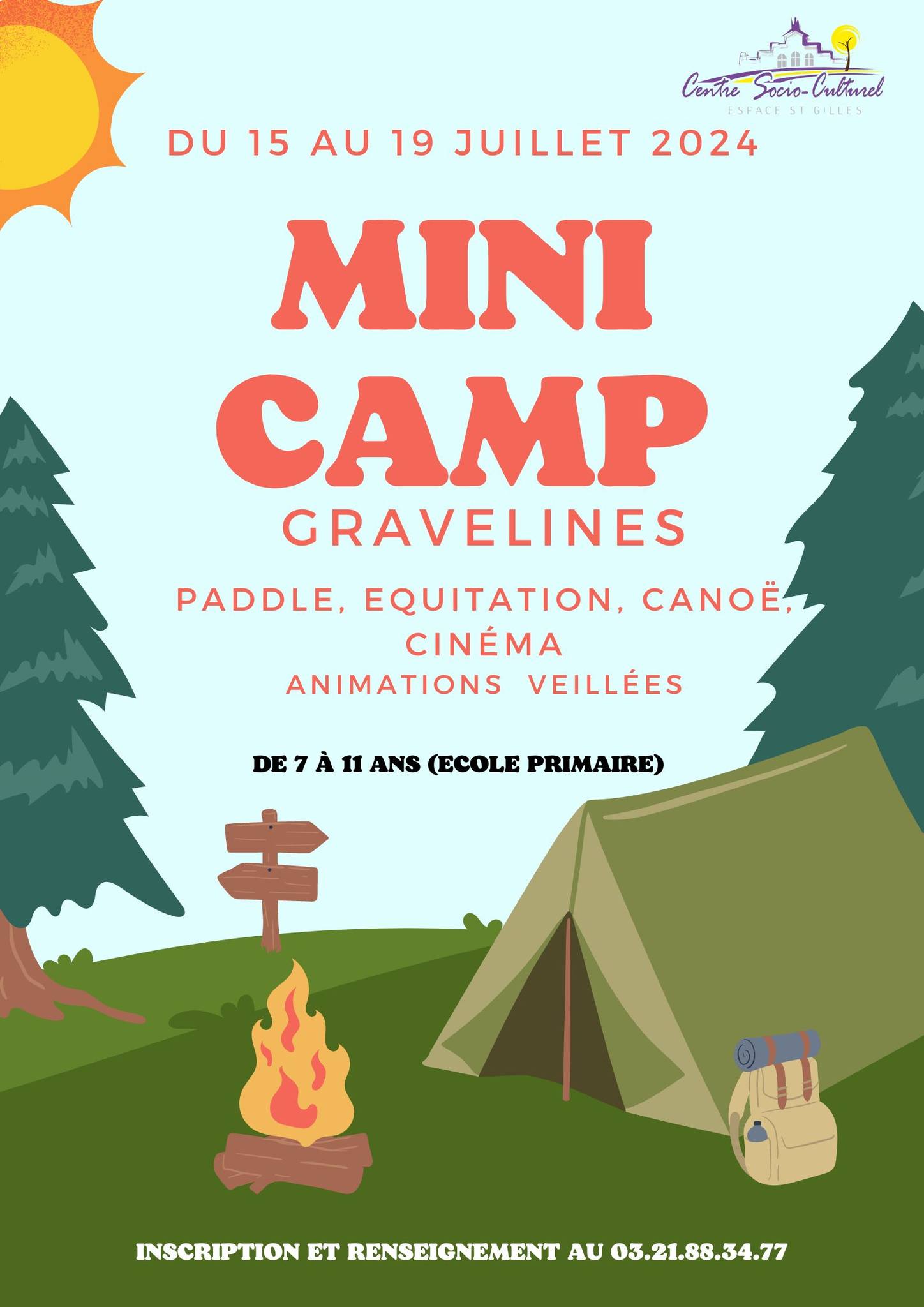 Mini Camp (accueil de loisirs du Centre socio-culturel)
