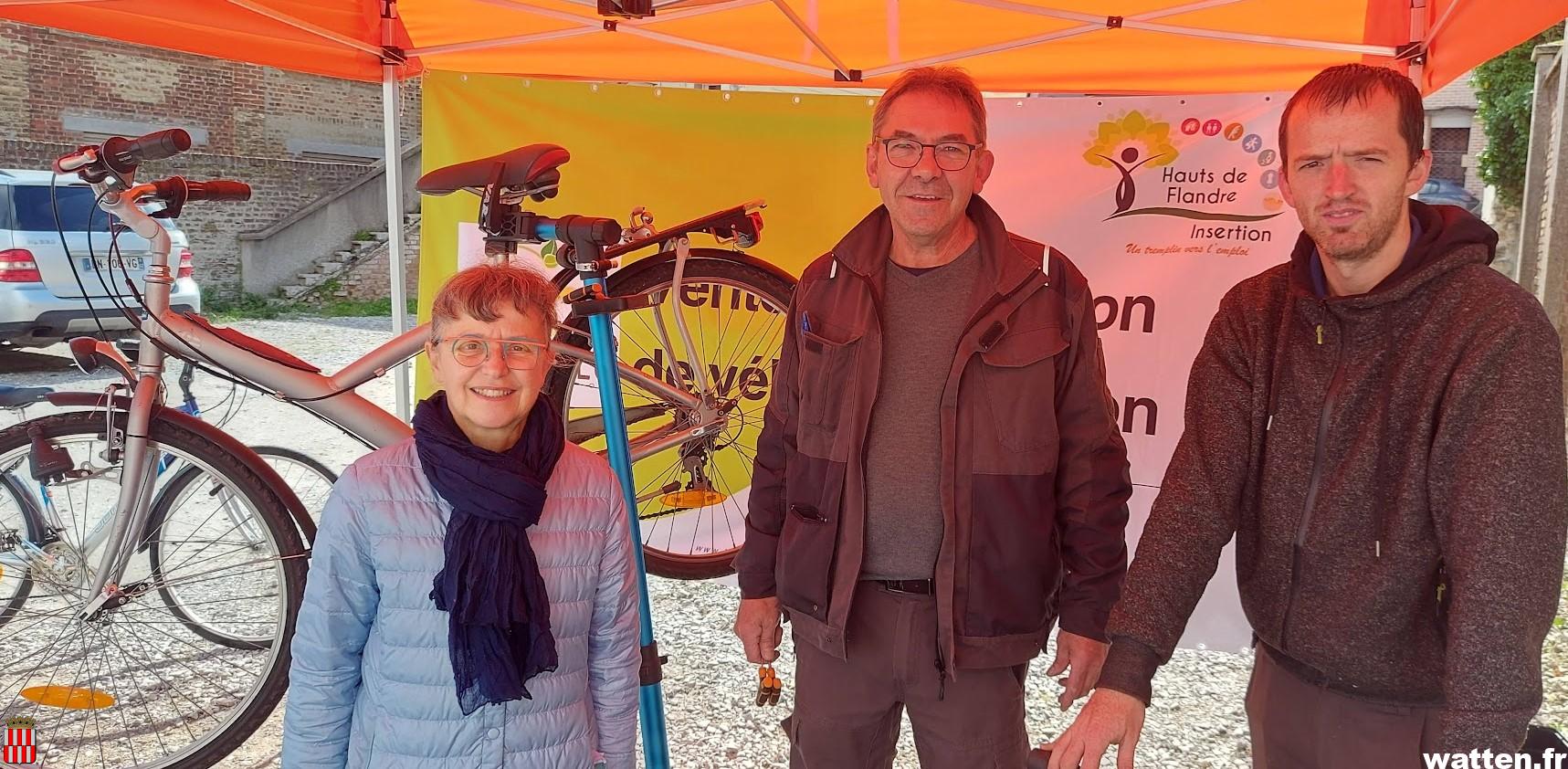 Un atelier mobile pour réparer son vélo