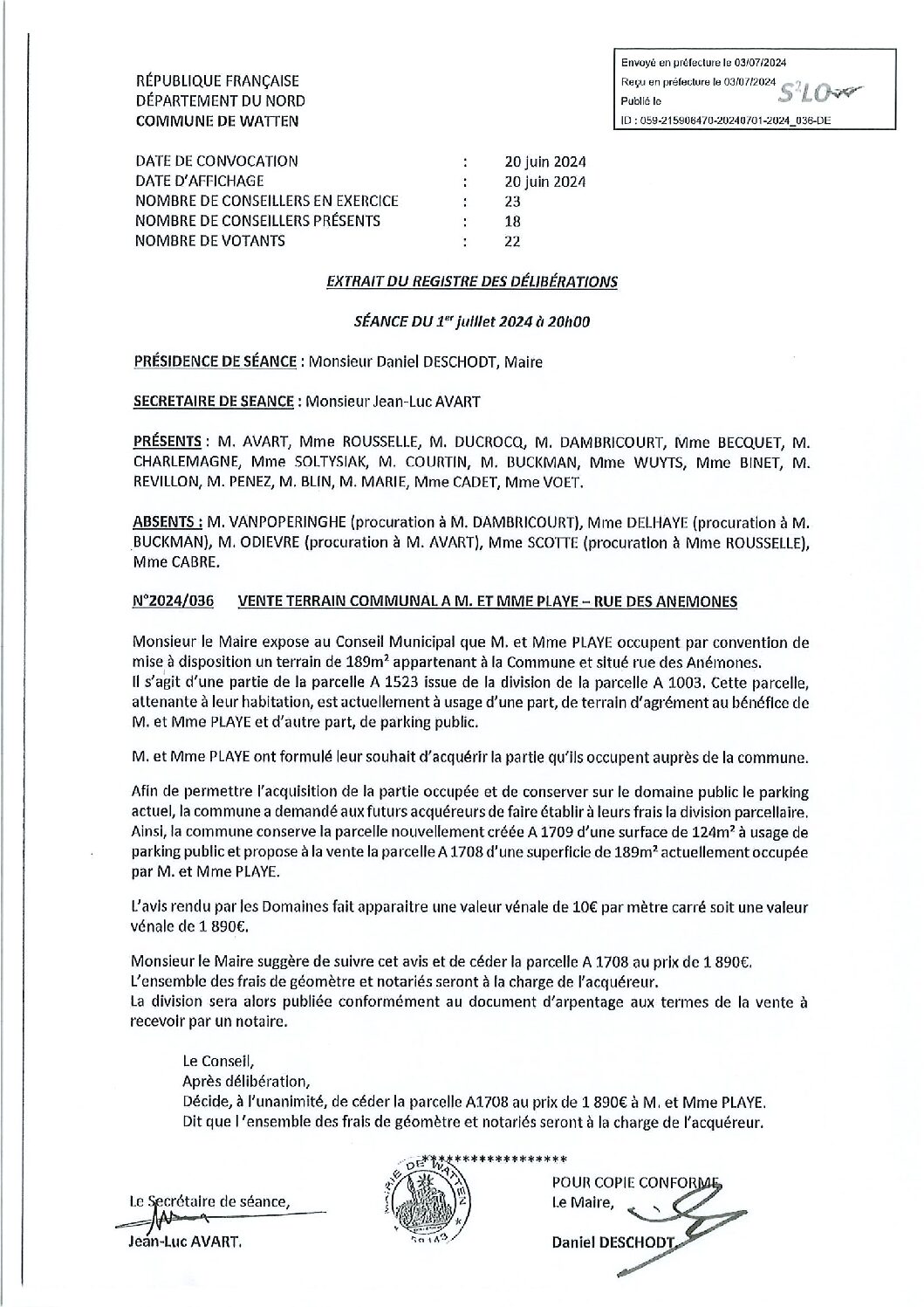 2024-036-VENTE-TERRAIN-PLAYE