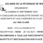 2025-09-27 Coucours de pétanque en doublette