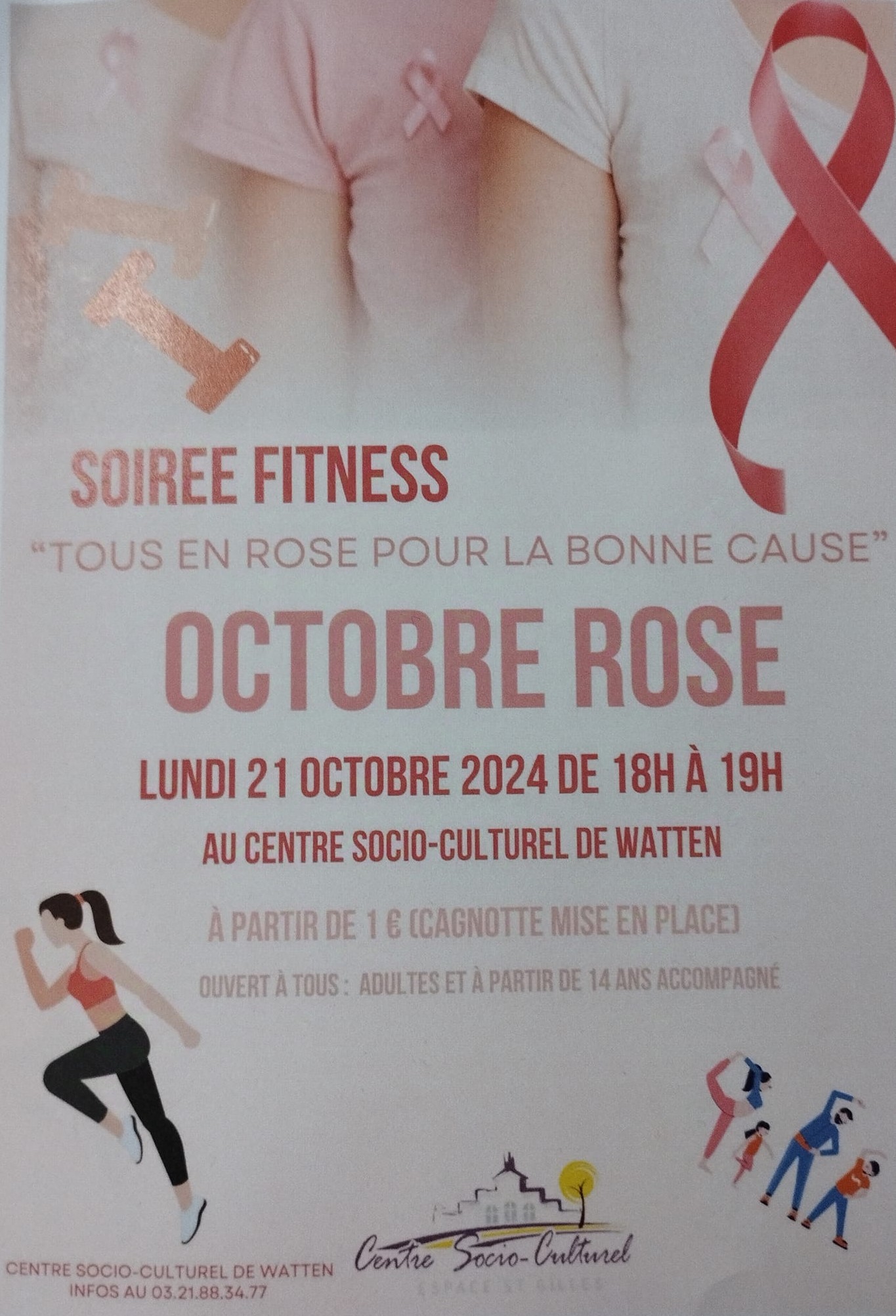 Soirée fitness pour Octobre Rose