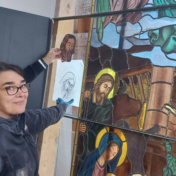 Une renaissance pour le vitrail de la Nativité