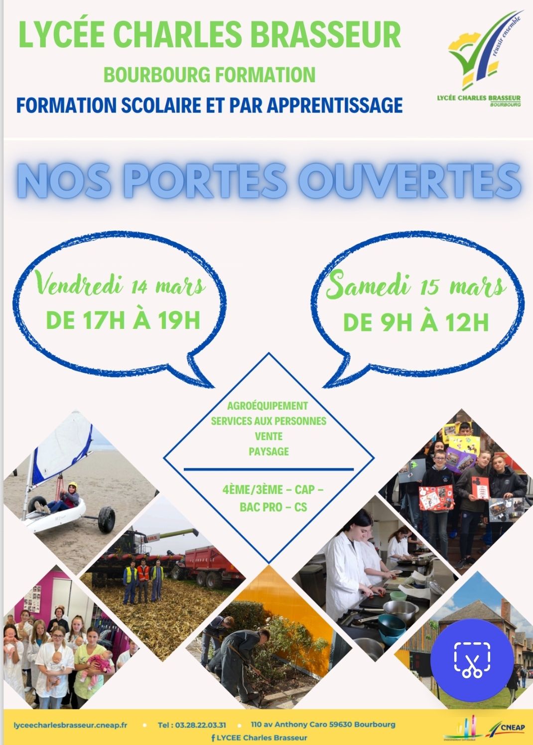 Portes ouvertes au lycée Charles Brasseur (à Bourbourg)