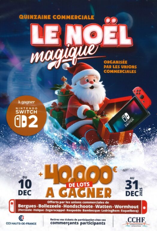 Quinzaine commerciale: le Noël magique des commerçants et artisans