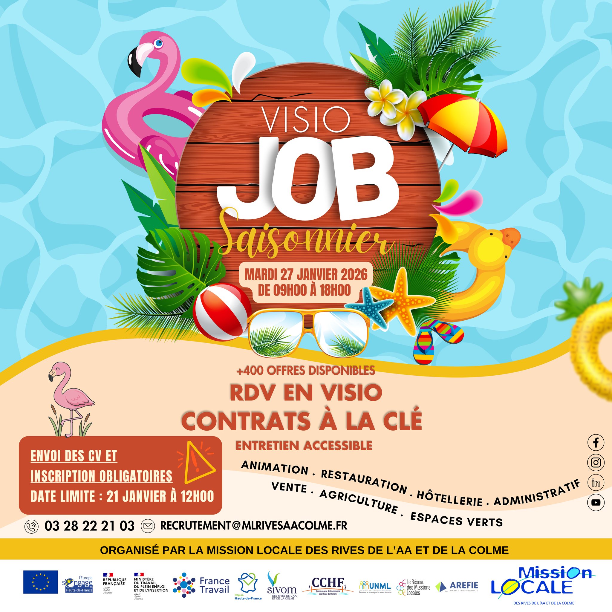 Visio Job Saisonnier de la Mission Locale