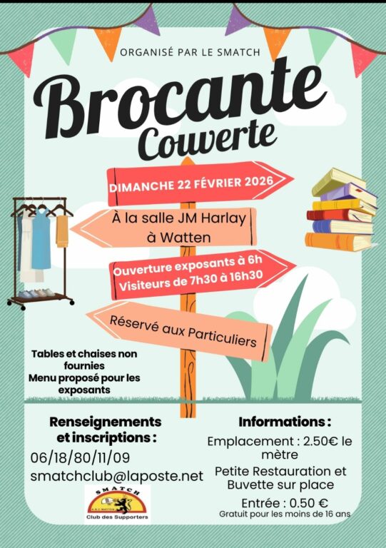 Brocante couverte du Smatch Club