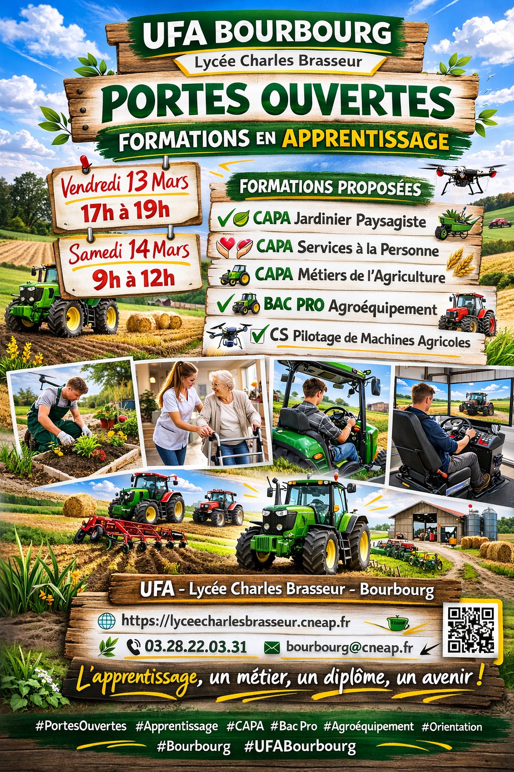 Portes ouvertes au lycée Charles Brasseur (à Bourbourg)