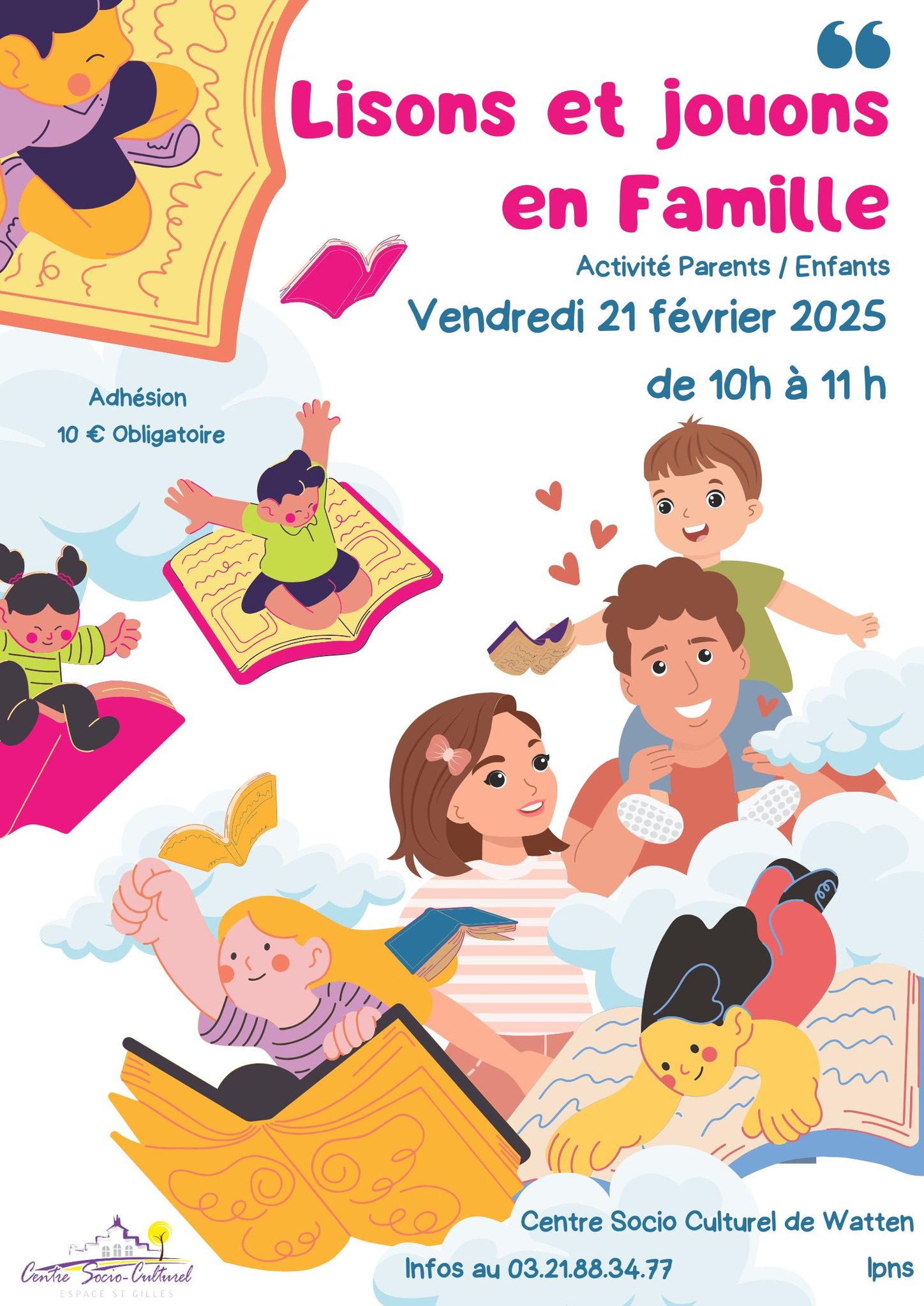 Lisons et jouons en famille