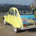 Exposition de voitures anciennes par le 2 CV Club des Flandres Watten 2CV une invitation au voyage