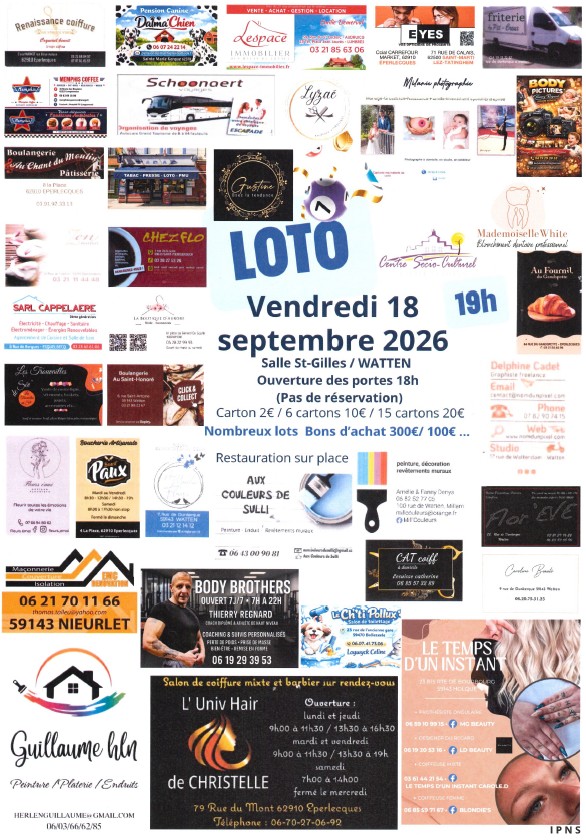 Loto du Centre socio-culturel