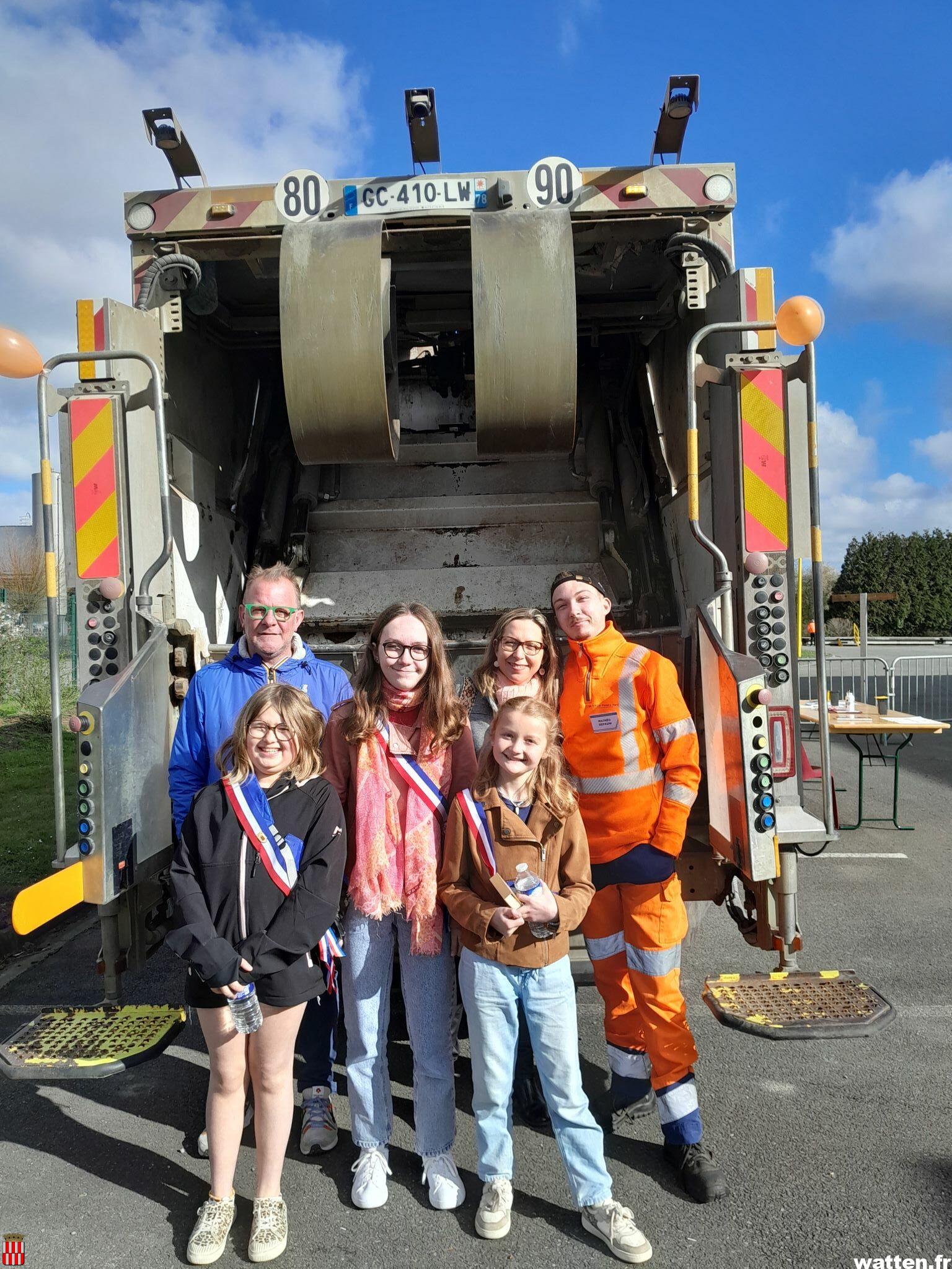 Le Conseil Municipal des Jeunes aux portes ouvertes du SIROM Flandre Nord