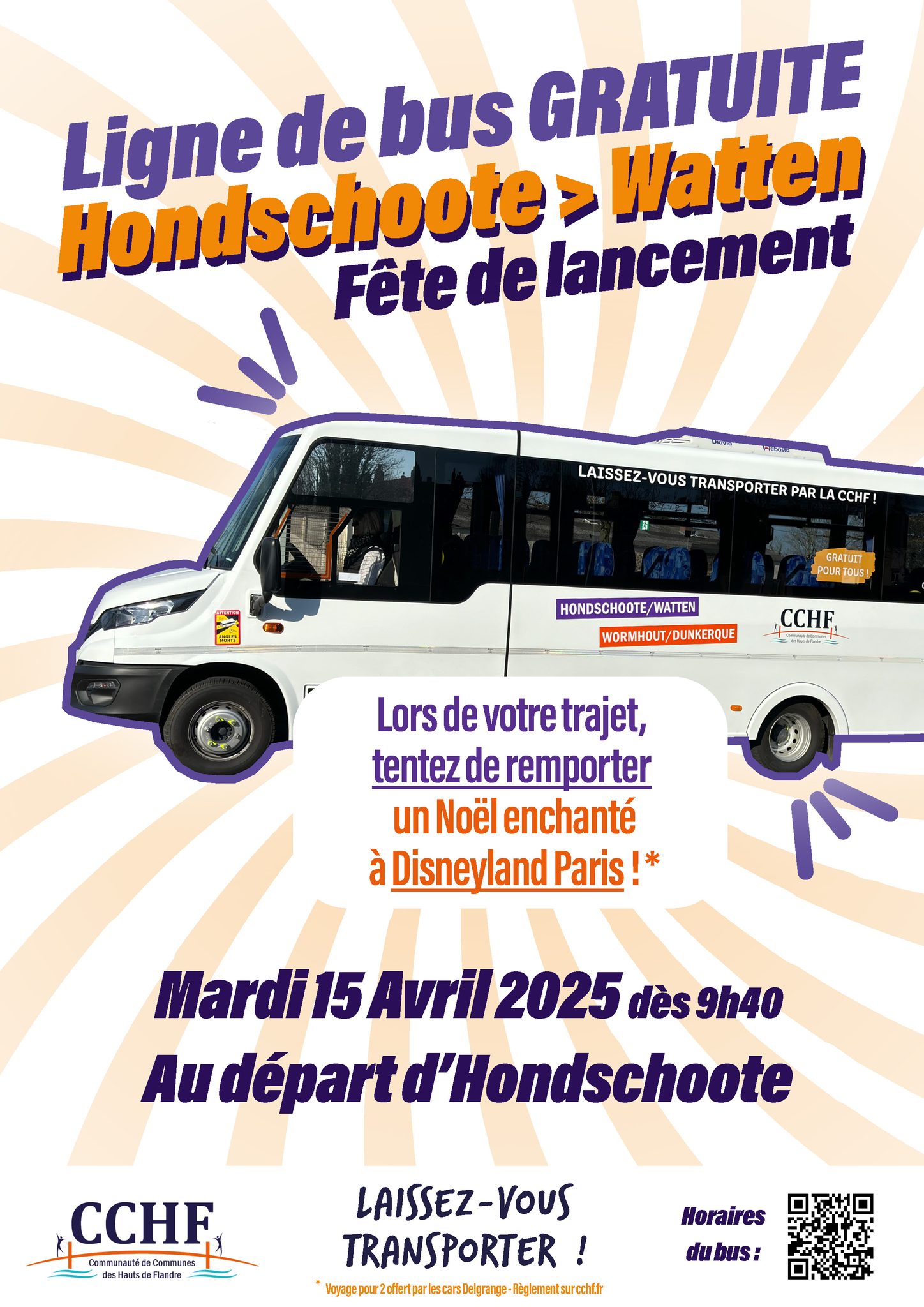 Fête de lancement de la ligne de bus gratuite Hondschoote/Watten