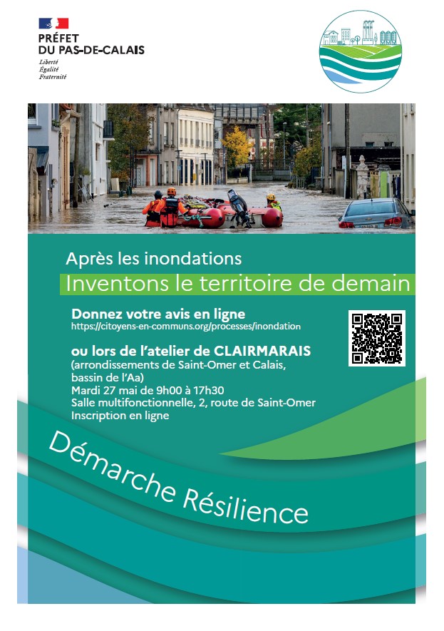 Atelier résilience à Saint-Omer pour les habitants du Bassin de l’Aa