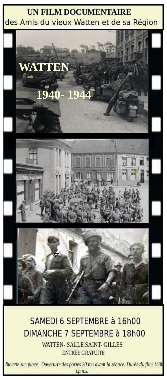 Projection du film « Watten 1940- 1944 » par les Amis du Vieux Watten