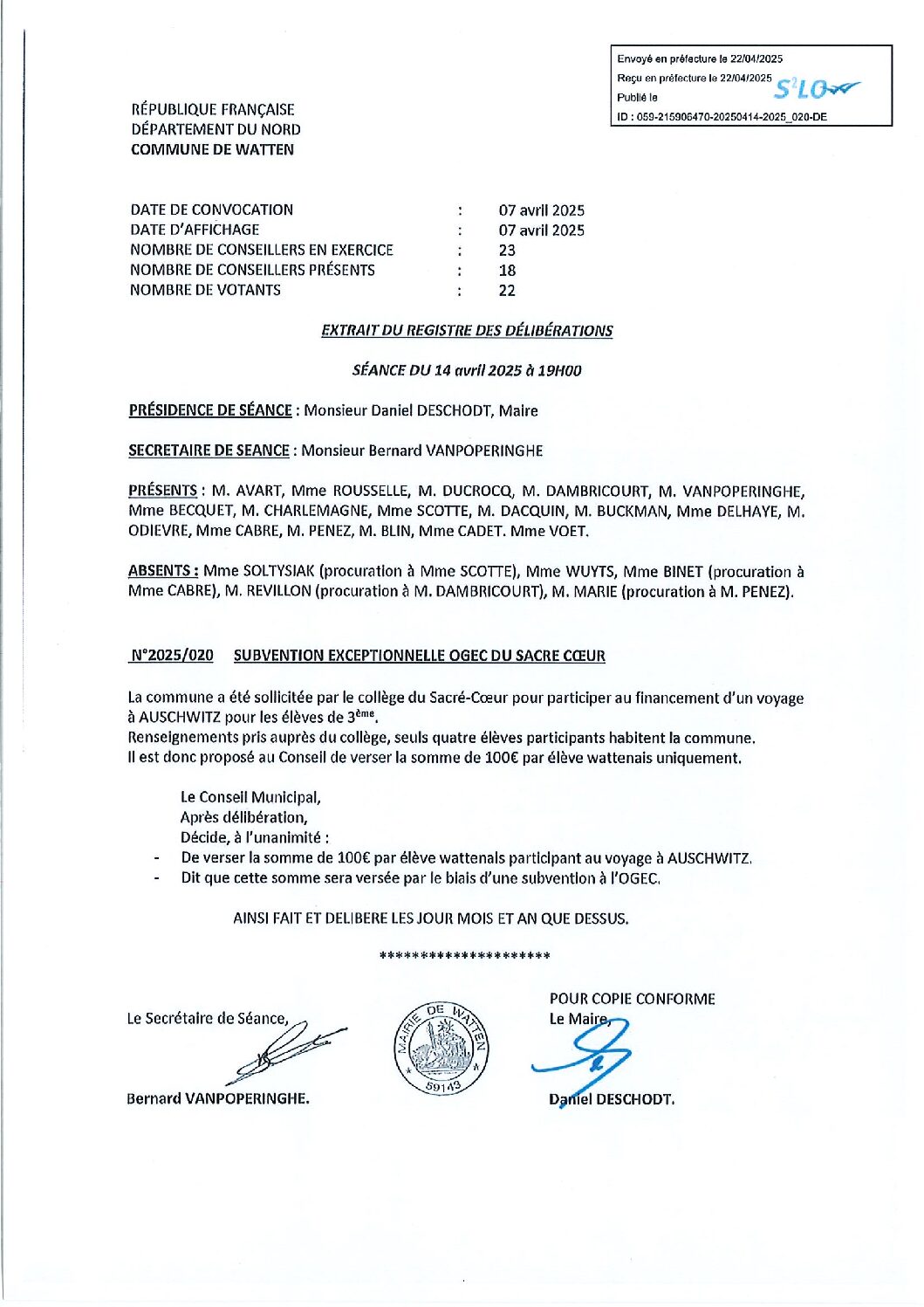 2025_020 SUBVENTION OGEC