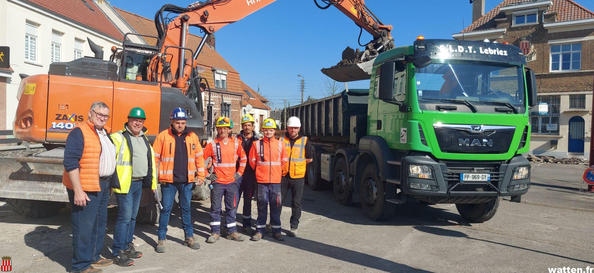 Travaux d’aménagement de la place de la République