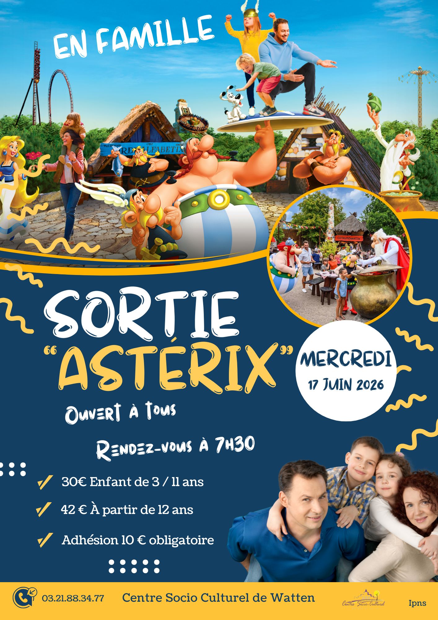 Sortie Astérix avec le Centre socio-culturel