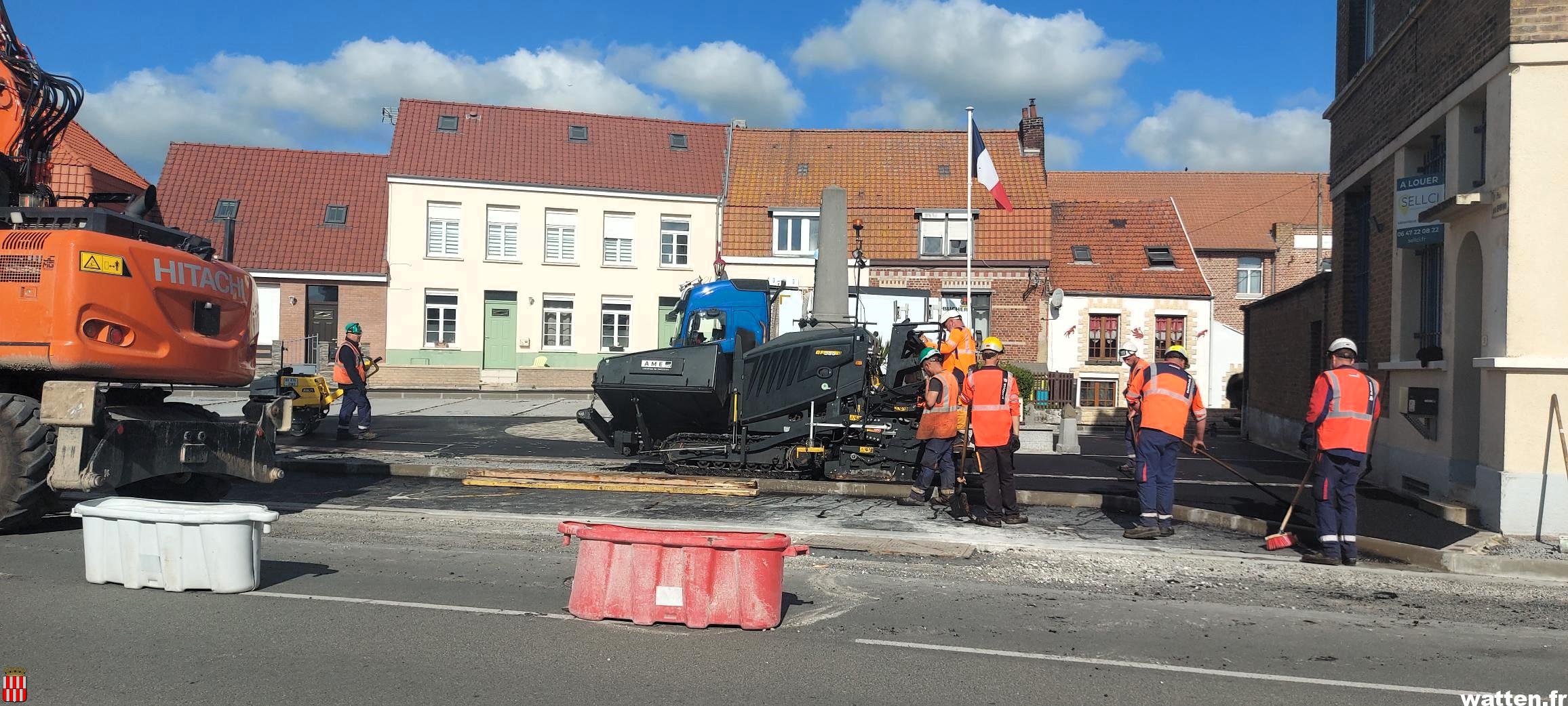 Fin de travaux place de la République