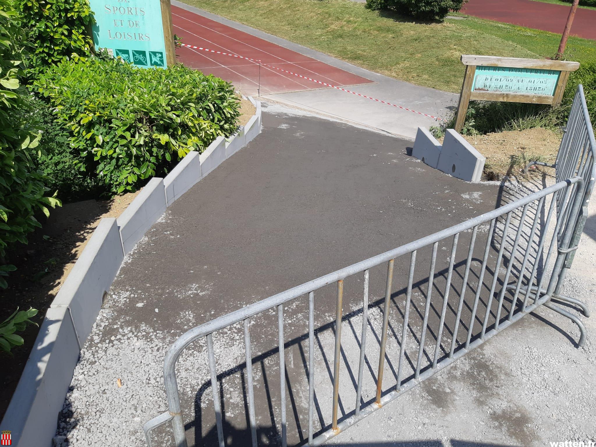 Aménagement d’une rampe d’accès à l’espace Harlay