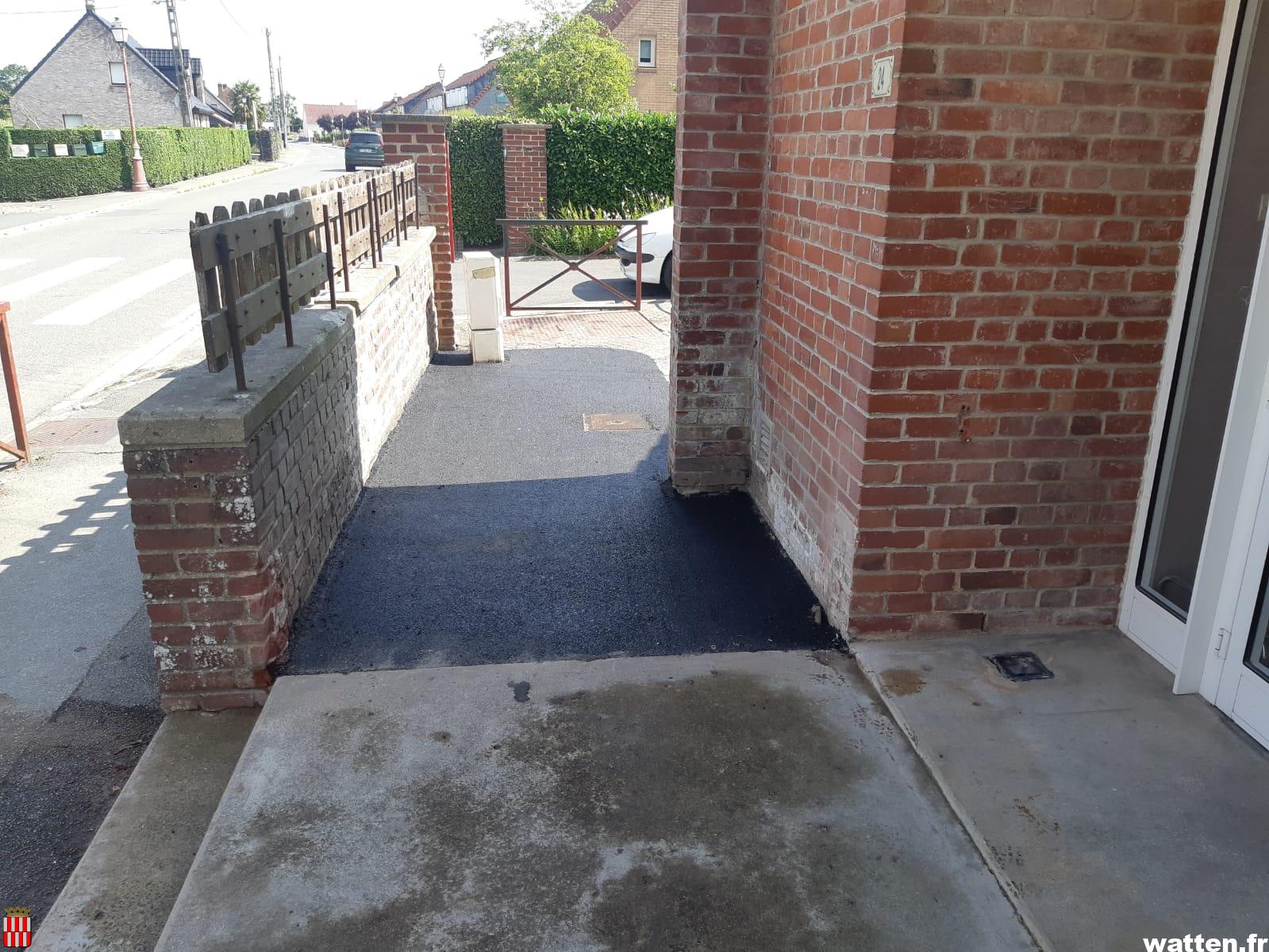 Réalisation d’une nouvelle rampe à la salle Lecoq (CCHF)