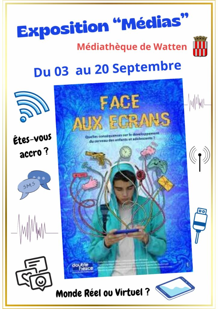 Exposition « Médias » à la Médiathèque