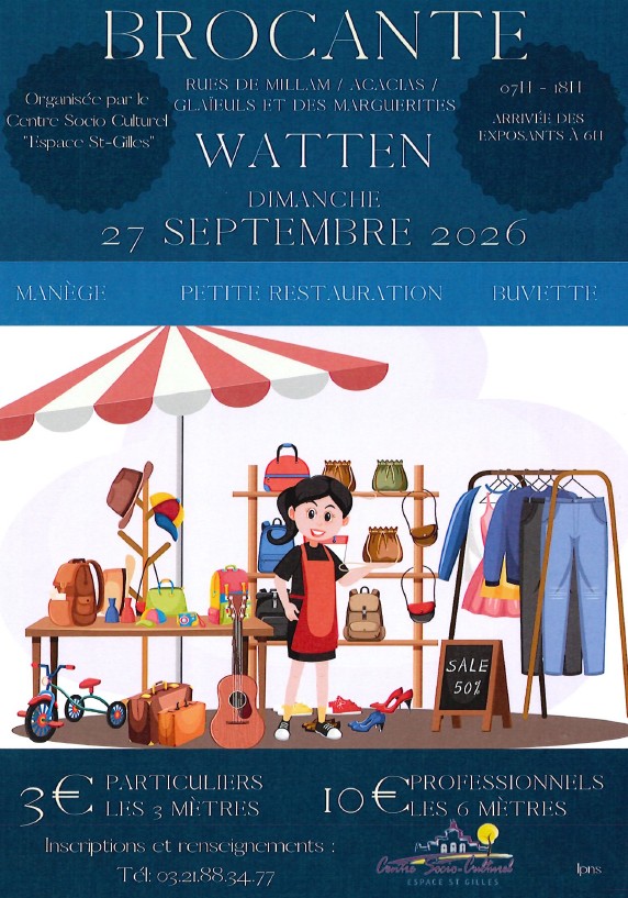 Brocante du Centre socio-culturel