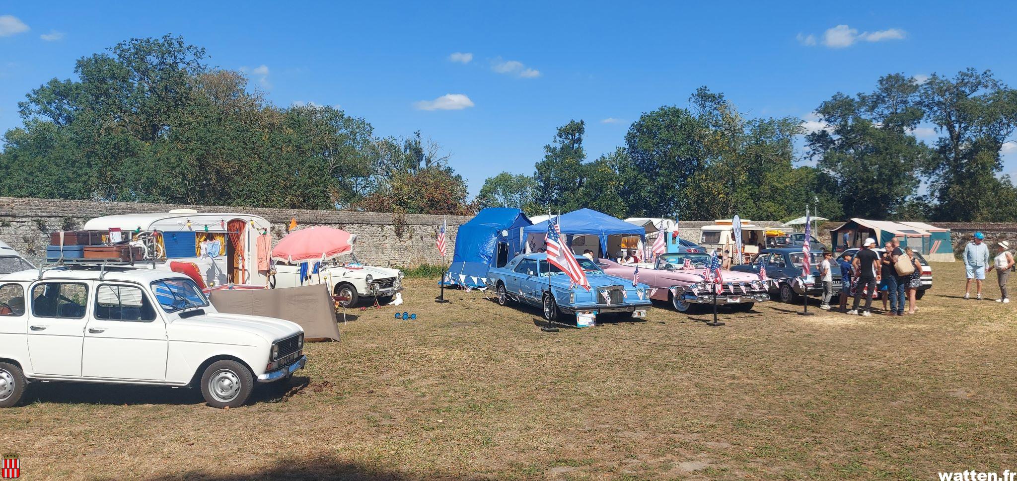 Un succès pour le premier Camping vintage à l’abbaye
