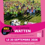 Journée mondiale du nettoyage de notre planète Affiche World Cleanup Day 2026 Watten