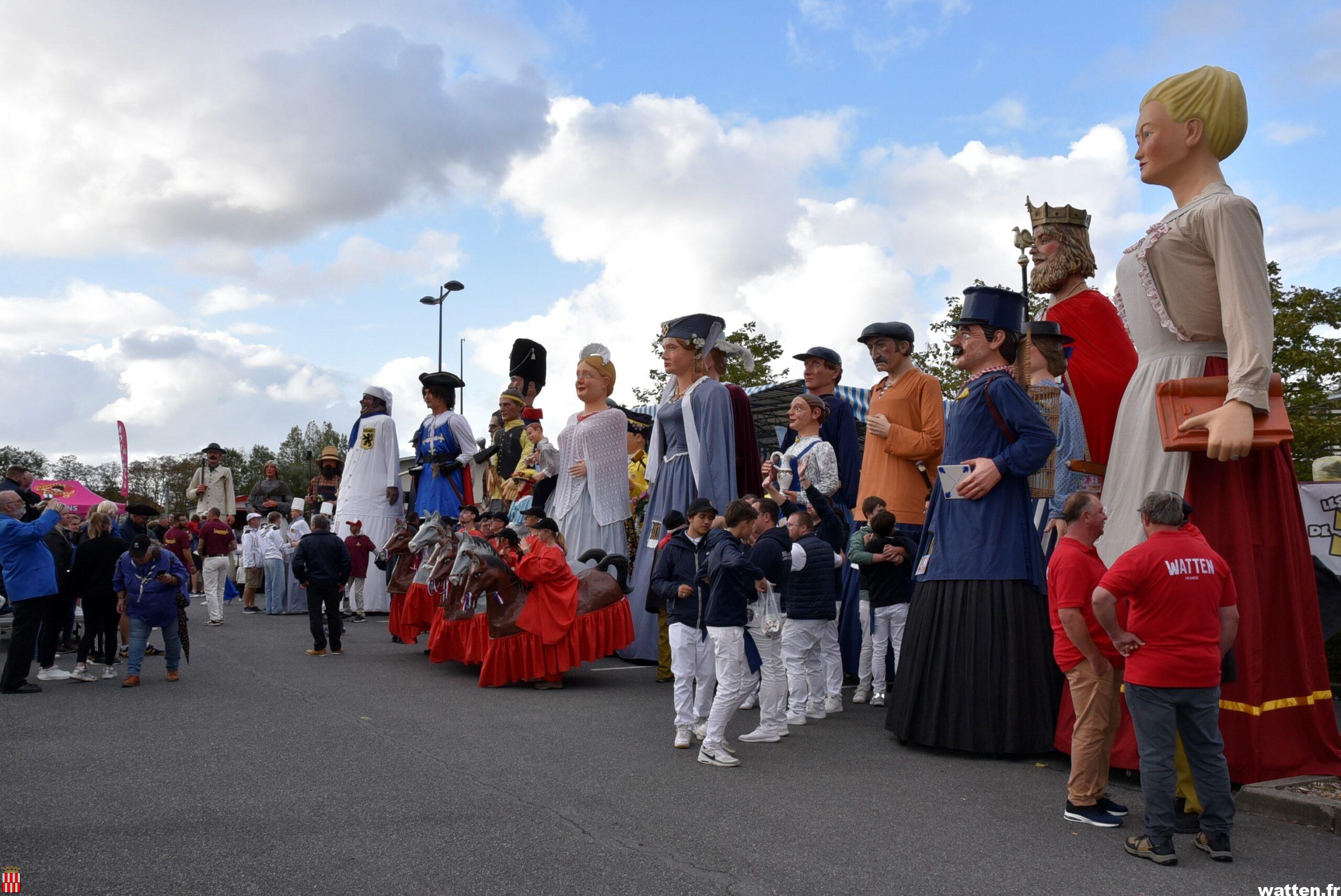La Watten Dame était à la Ronde des Géants à Bourbourg