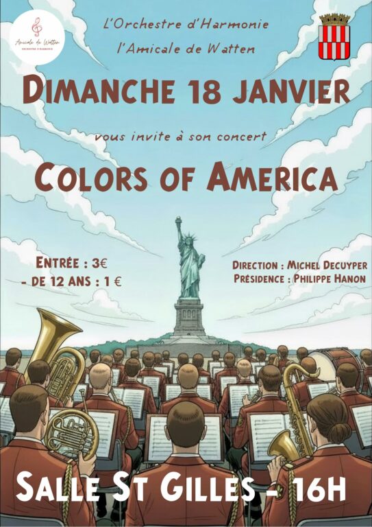 Concert de Nouvel An de l&rsquo;Orchestre d&rsquo;Harmonie l&rsquo;Amicale de Watten