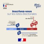 Inscriptions listes électorales 2026