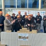 POSE DE LA PREMIERE PIERRE