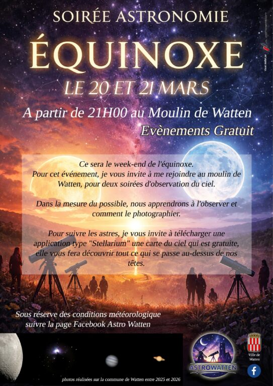 Soirée astronomie Equinoxe
