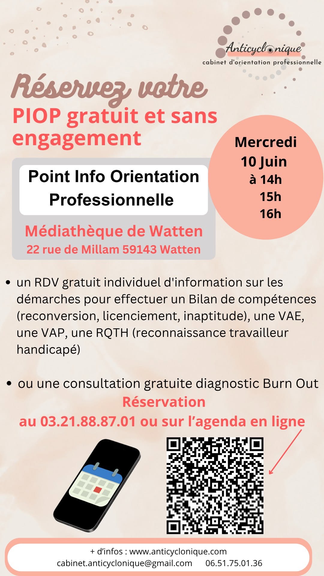 Point Info Orientation Professionnelle (gratuit et sans engagement)