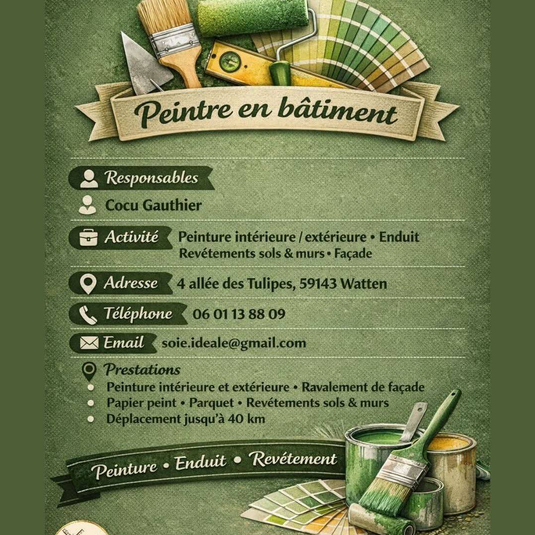 Soie Idéale Peintre en bâtiment