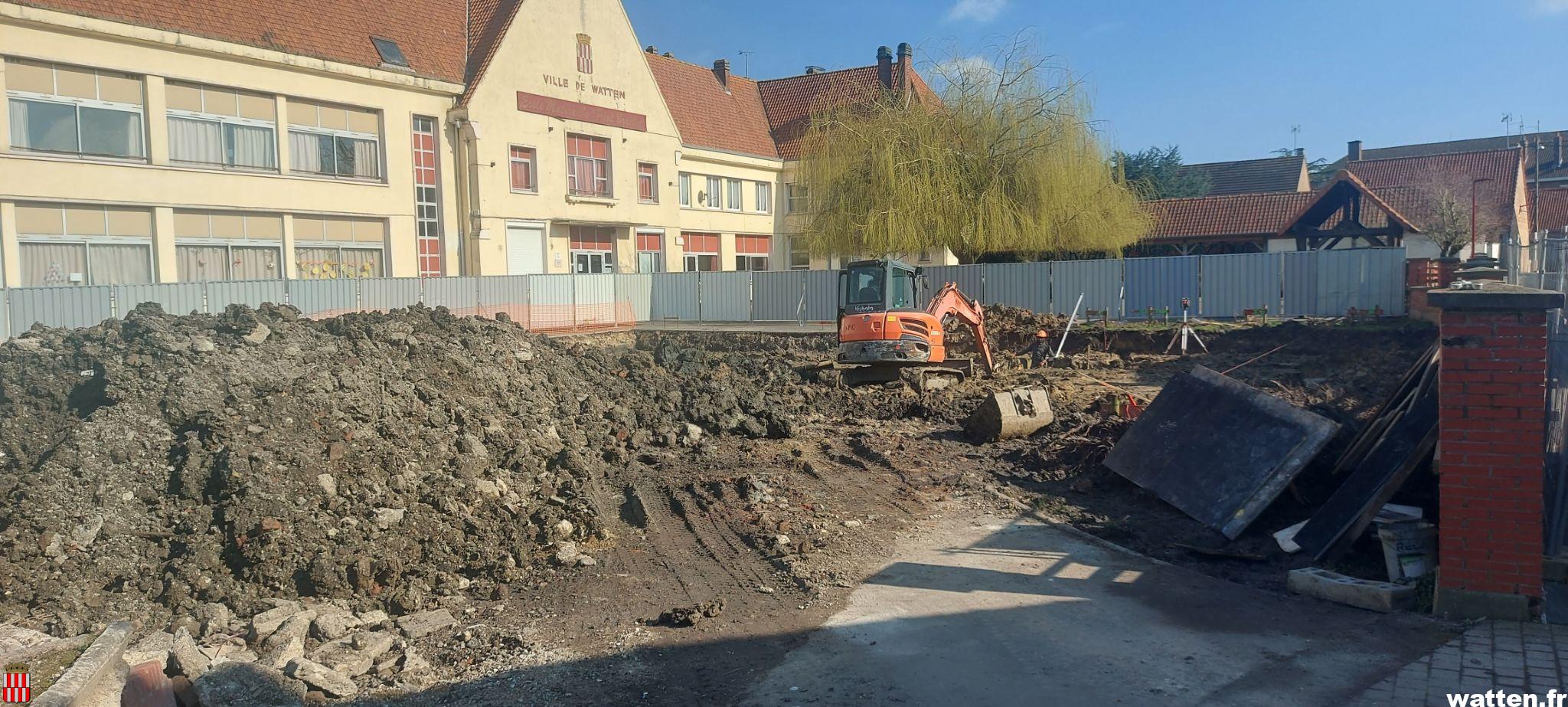 Extension du Centre socio-culturel: démarrage des travaux