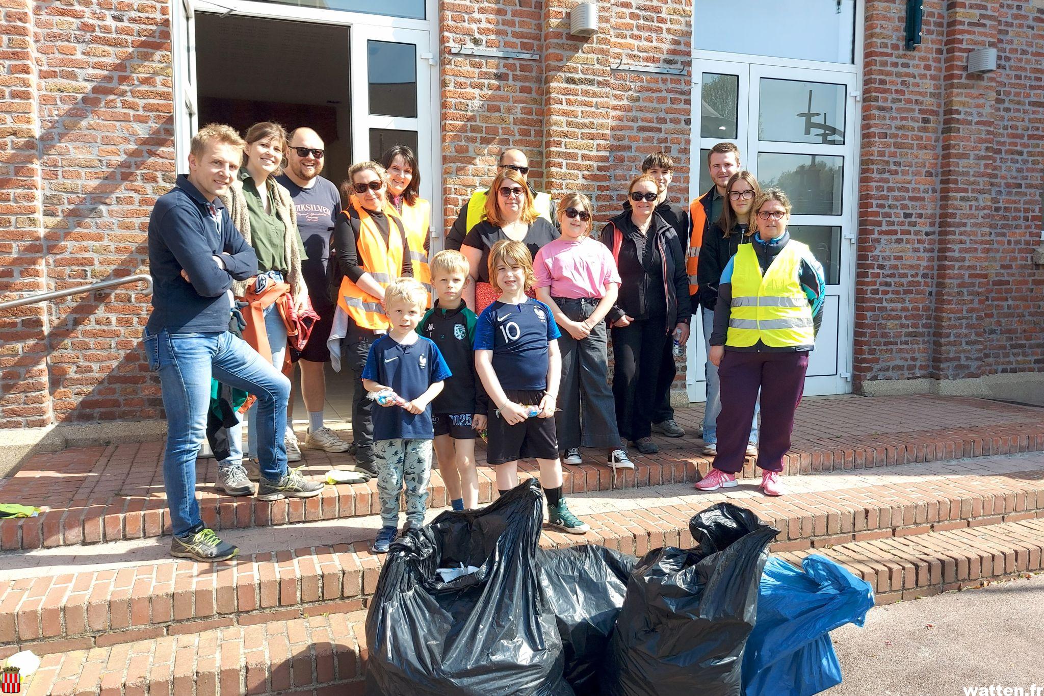 Une belle matinée pour Watten Propre du 26 avril 2026