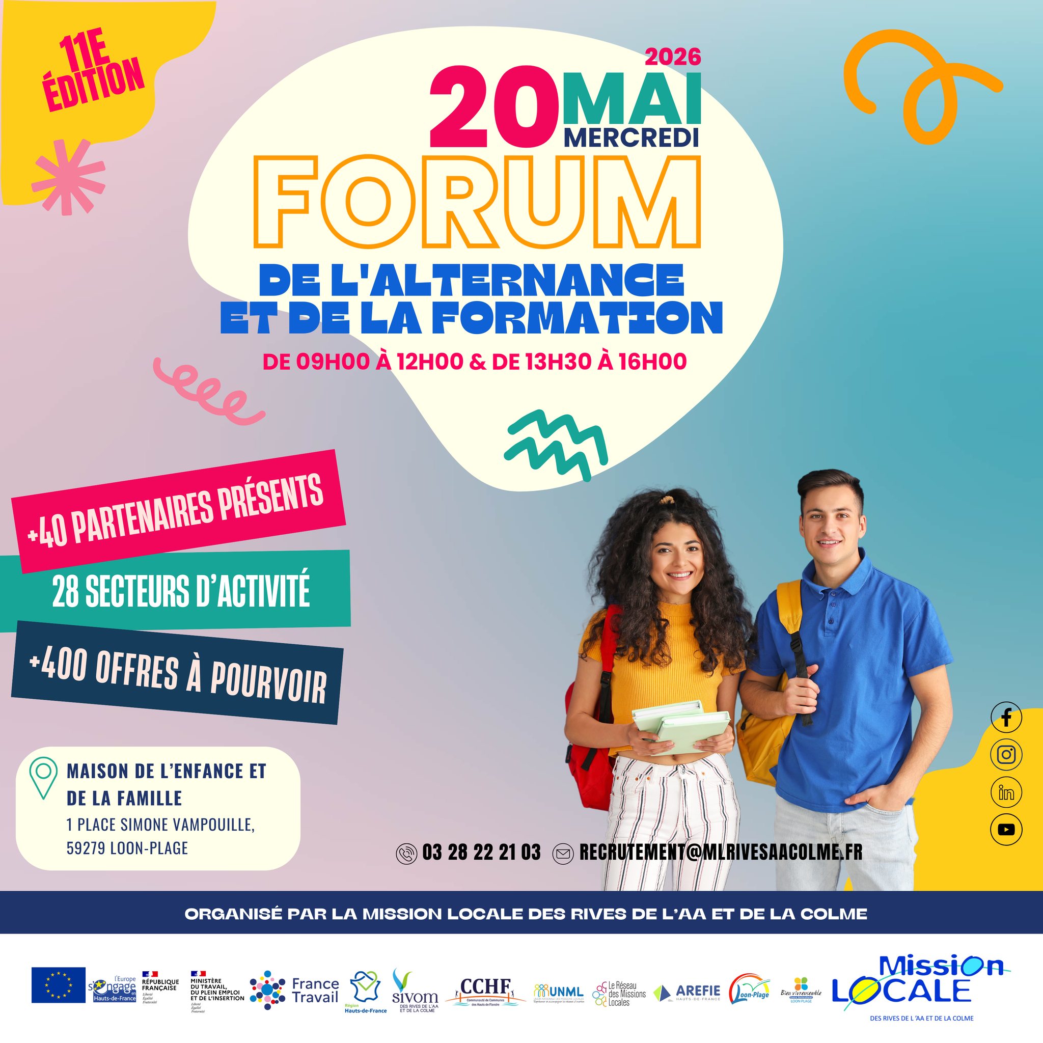Forum de l&rsquo;alternance et de la formation (Loon-Plage)