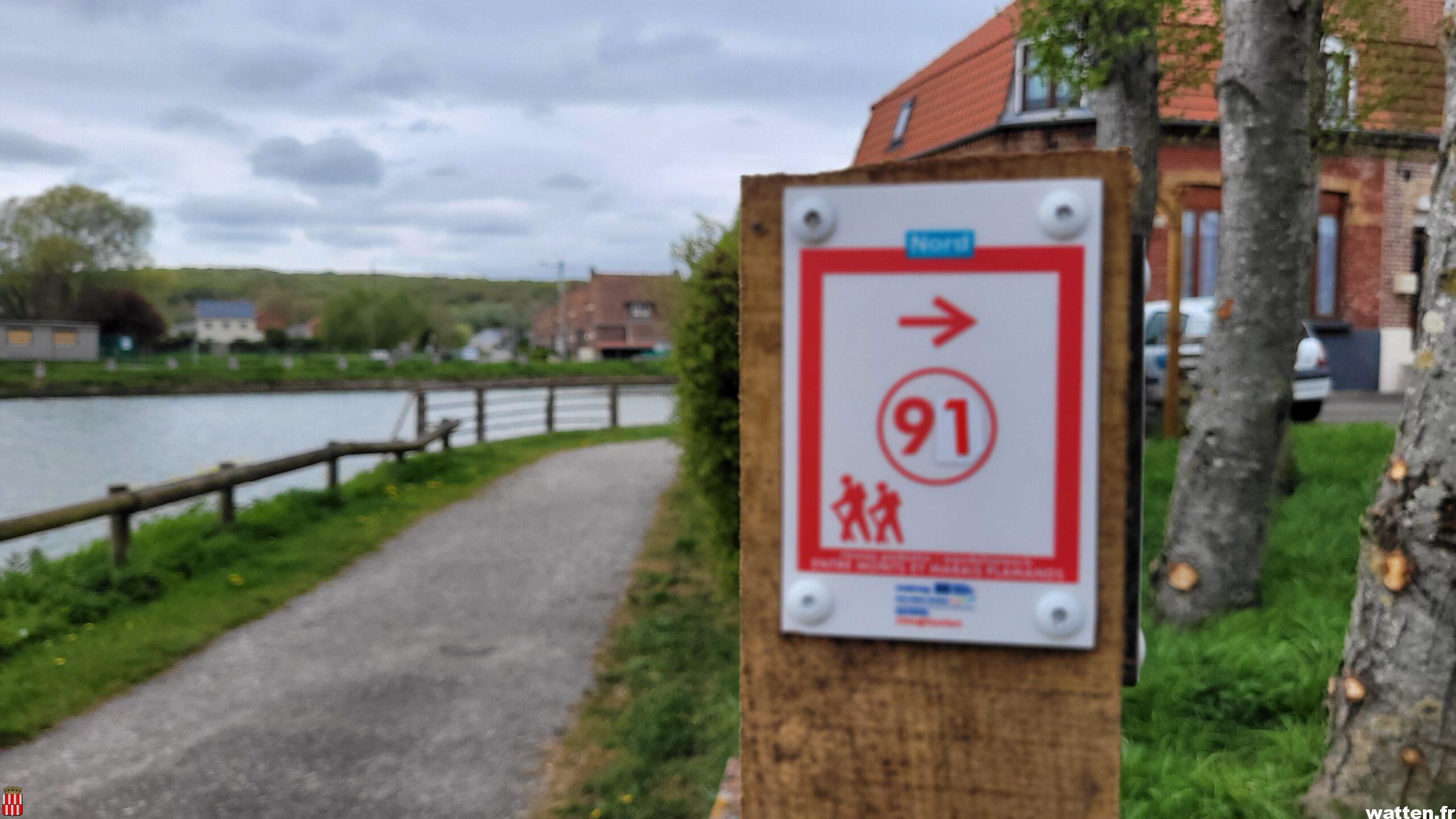 Réseau points-nœuds pédestre «Entre monts et marais de Flandre»