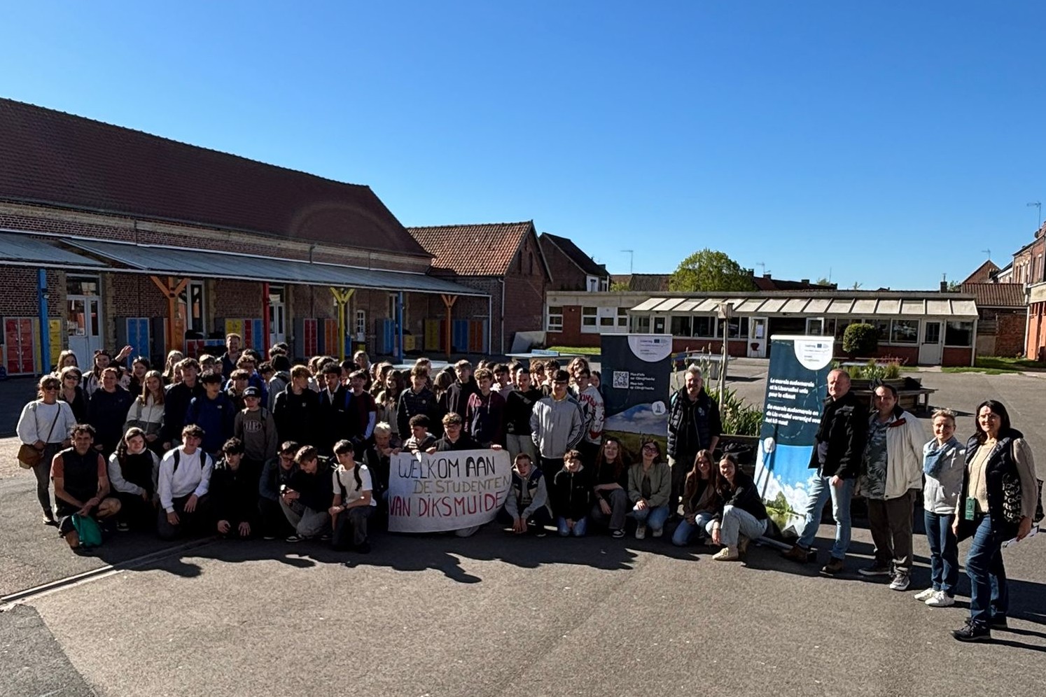 Échange franco-belge – Clim@YserAa: une journée de coopération à Watten pour les élèves de 3ème de l&rsquo;Institution du Sacré-Coeur