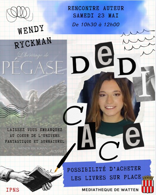 Rencontre auteur: Wendy Ryckman
