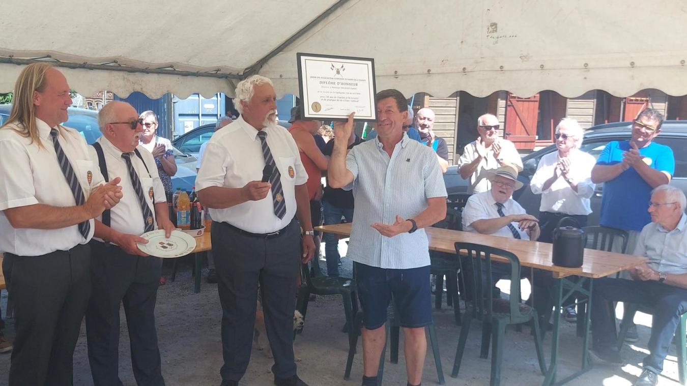 Daniel Delhaye, 50 ans d’engagement chez les archers de Watten