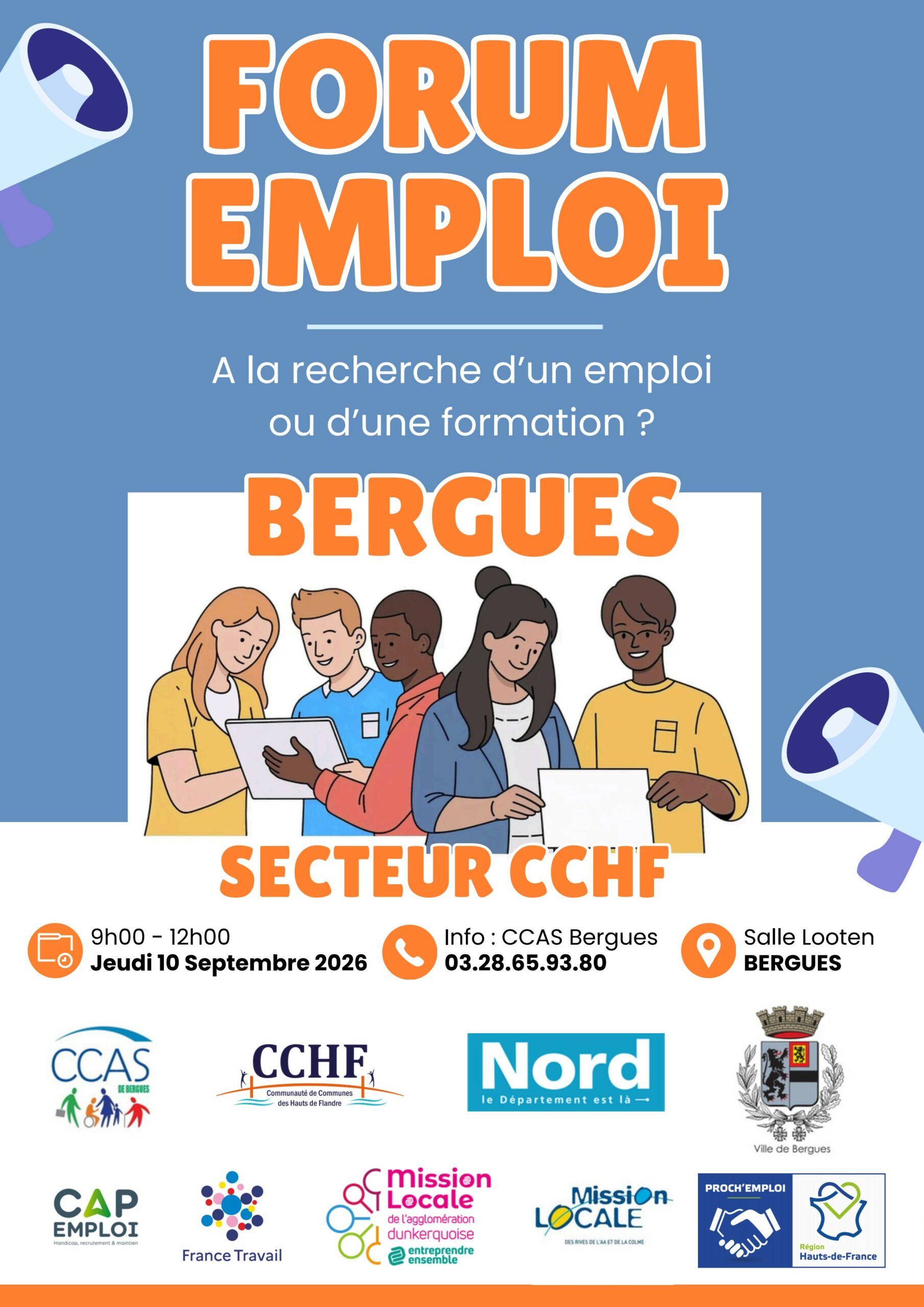 Forum emploi de la CCHF (à Bergues)
