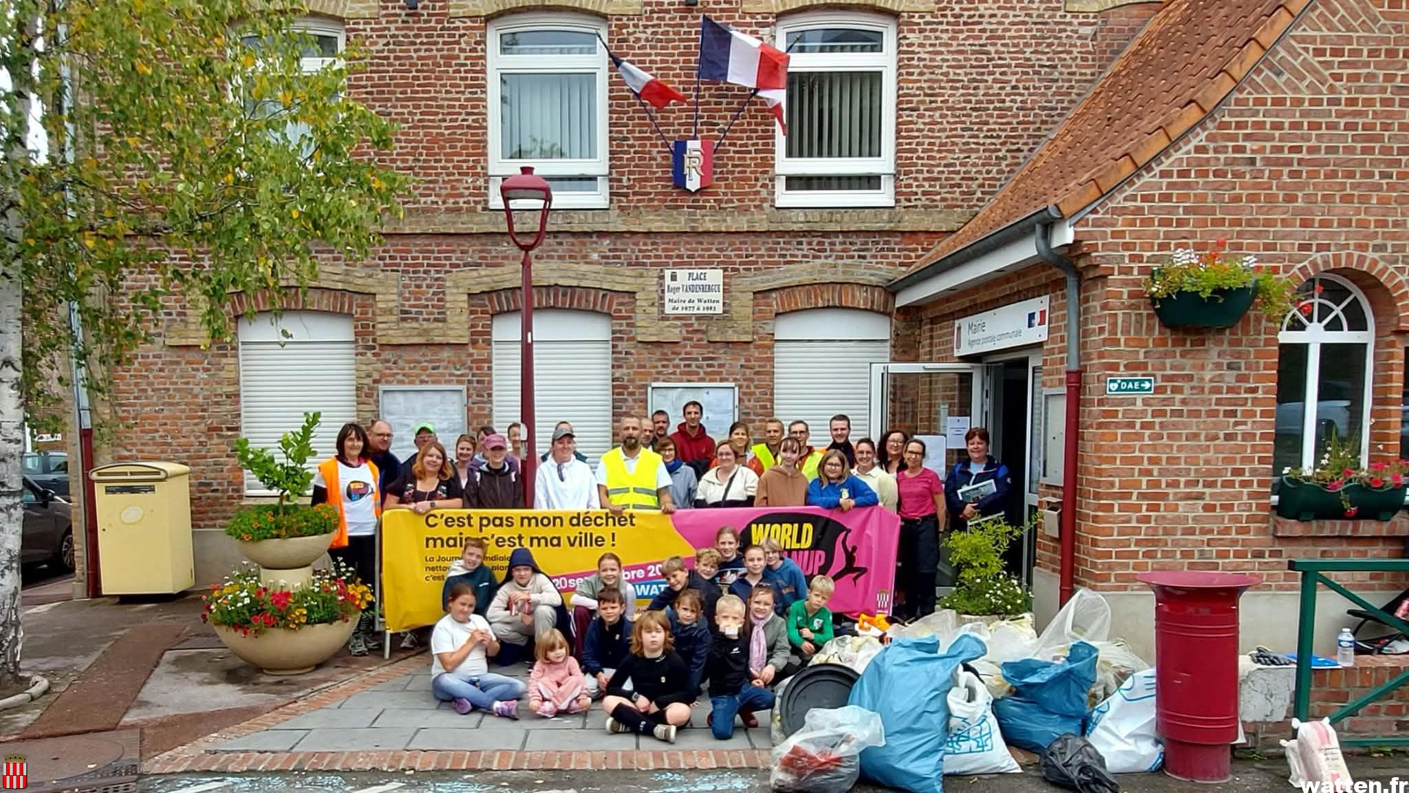 Journée mondiale de nettoyage de la planète 2026 à Watten: 42 personnes et 70kg de déchets ramassés, une participation en augmentation!
