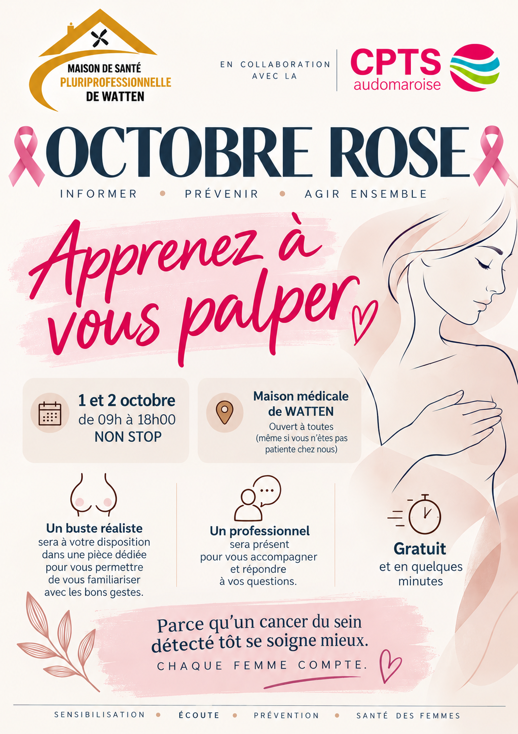 Octobre Rose: apprenez à vous palper